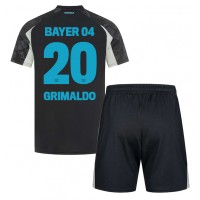 Bayer Leverkusen Alejandro Grimaldo #20 Tredje Tröja Barn 2024-25 Kortärmad (+ Korta byxor)